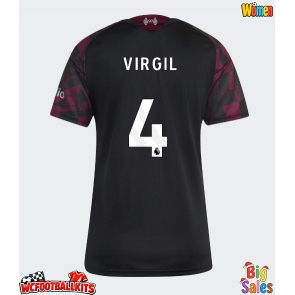 Liverpool Virgil van Dijk #4 Replica Third Stadium Shirt for Women 2026-27 Short Sleeve